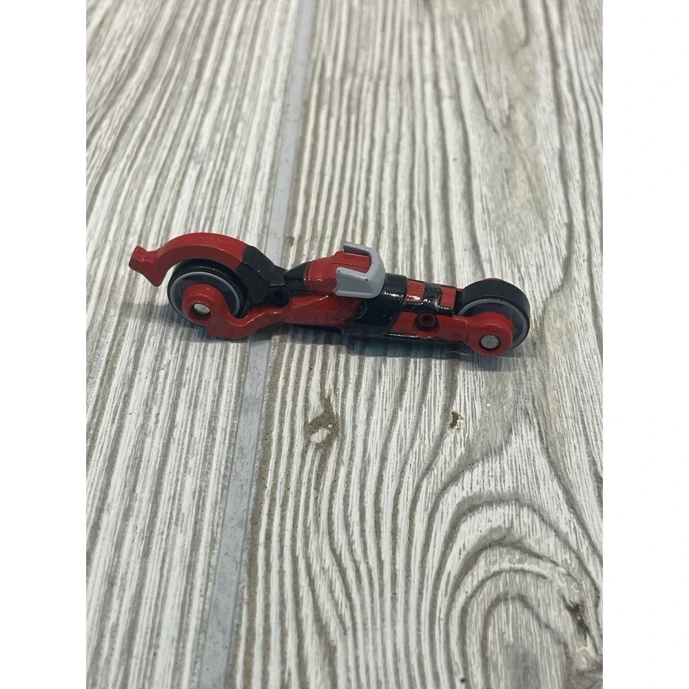 Hot Wheels 2007 Mattel Tron Light Cycle Style Motorcycle Red Black Diecast Toy